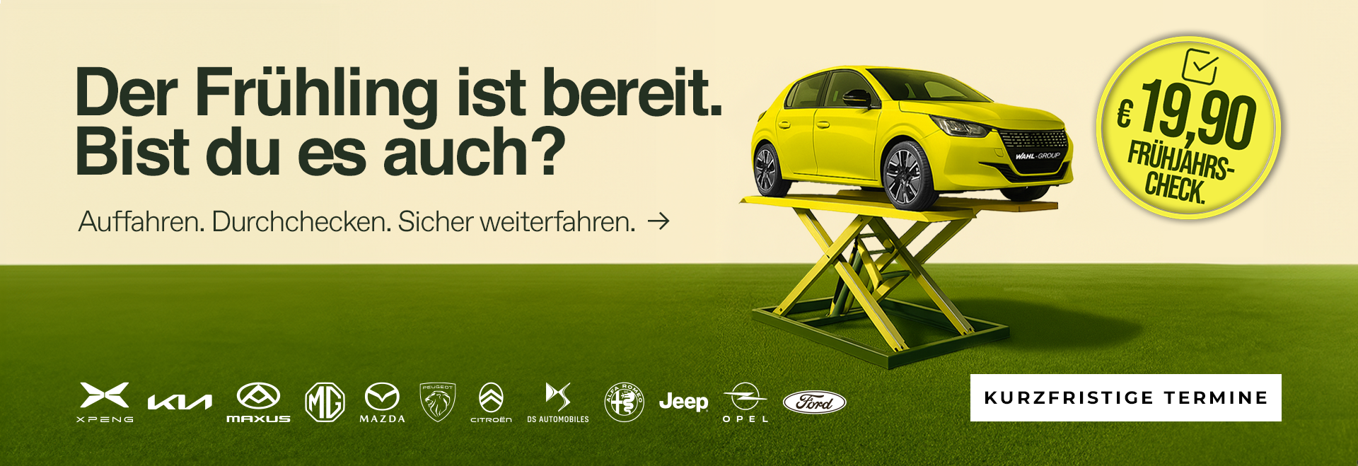 Frühjahrescheck für 19,90 €