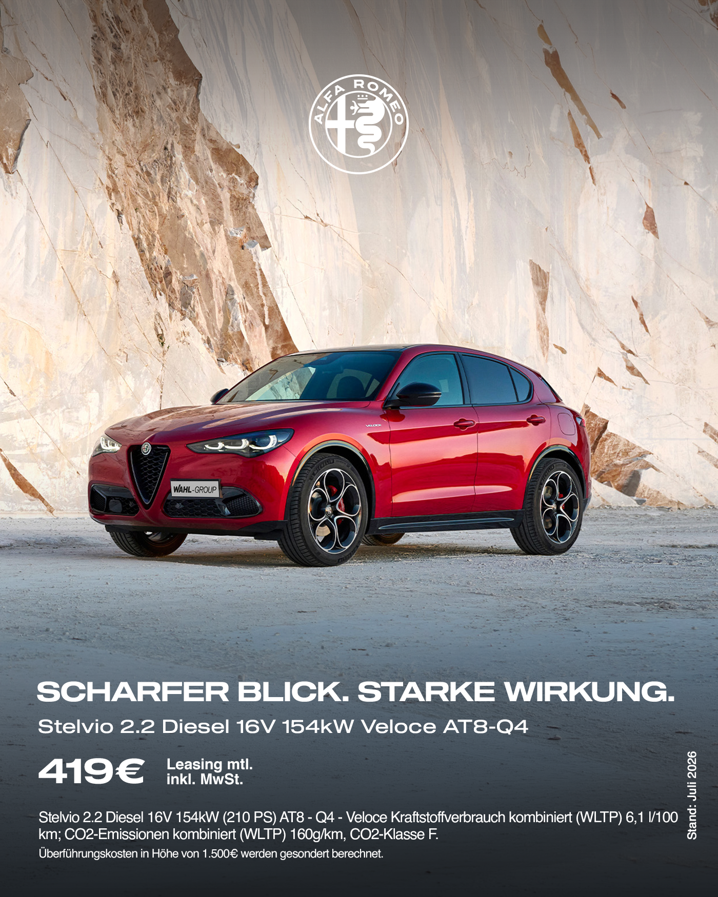 Alfa Romeo Stelvio Veloce – Leasingangebot