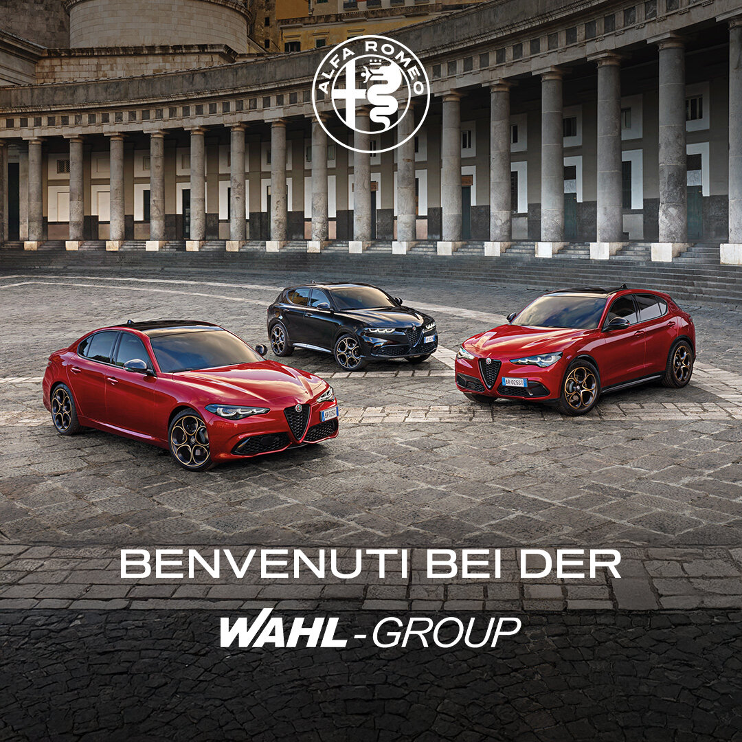 Neu bei der Wahl-Group: Alfa Romeo – italienische Leidenschaft erleben Alfa Romeo bei der Wahl-Group – neue Marke, sportliches Design, italienischer Fahrspaß