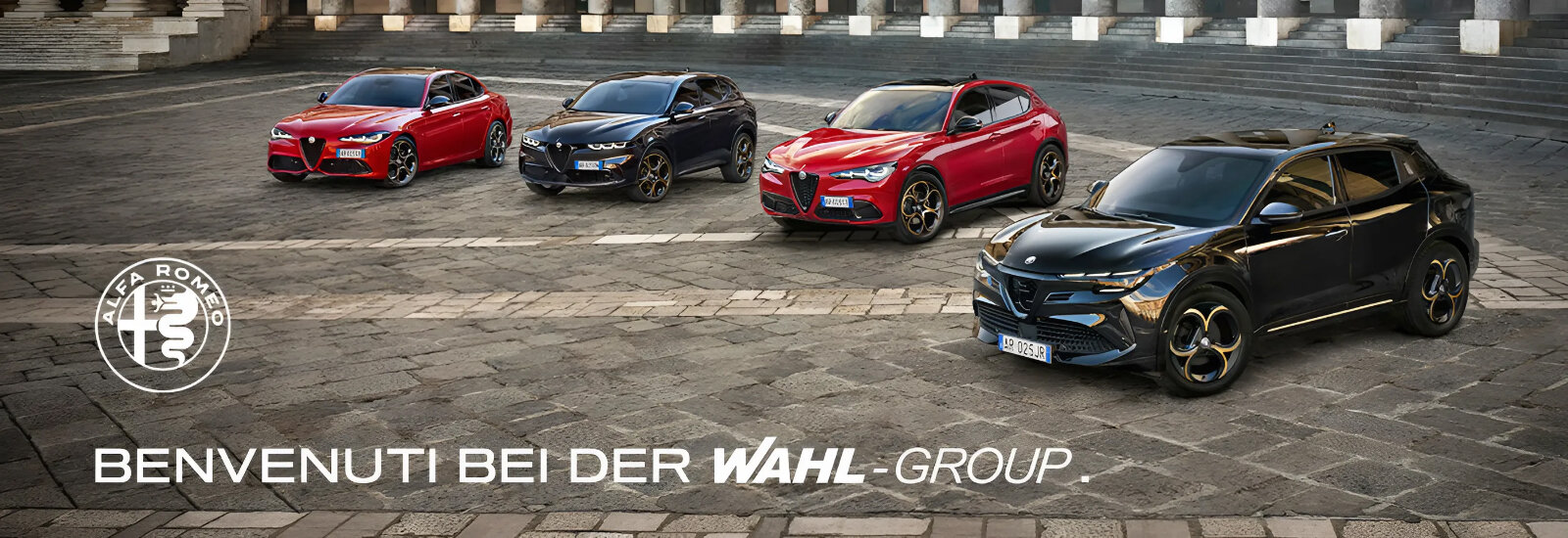 Neu bei der Wahl-Group: Alfa Romeo – italienische Leidenschaft erleben Alfa Romeo bei der Wahl-Group – neue Marke, sportliches Design, italienischer Fahrspaß