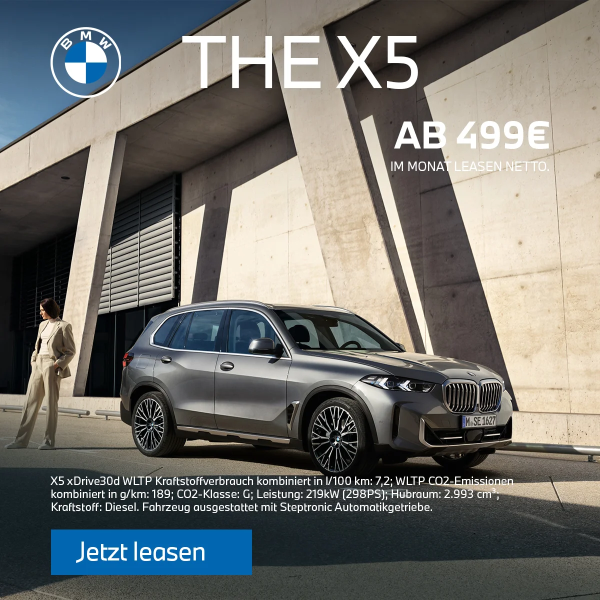 BMW X5 SUV im Gewerbeleasing ab 499 € – Jetzt bei der Wahl-Group sichern BMW X5 Businessleasing Diesel-SUV – Leasingangebot für Gewerbekunden bei der Wahl-Group