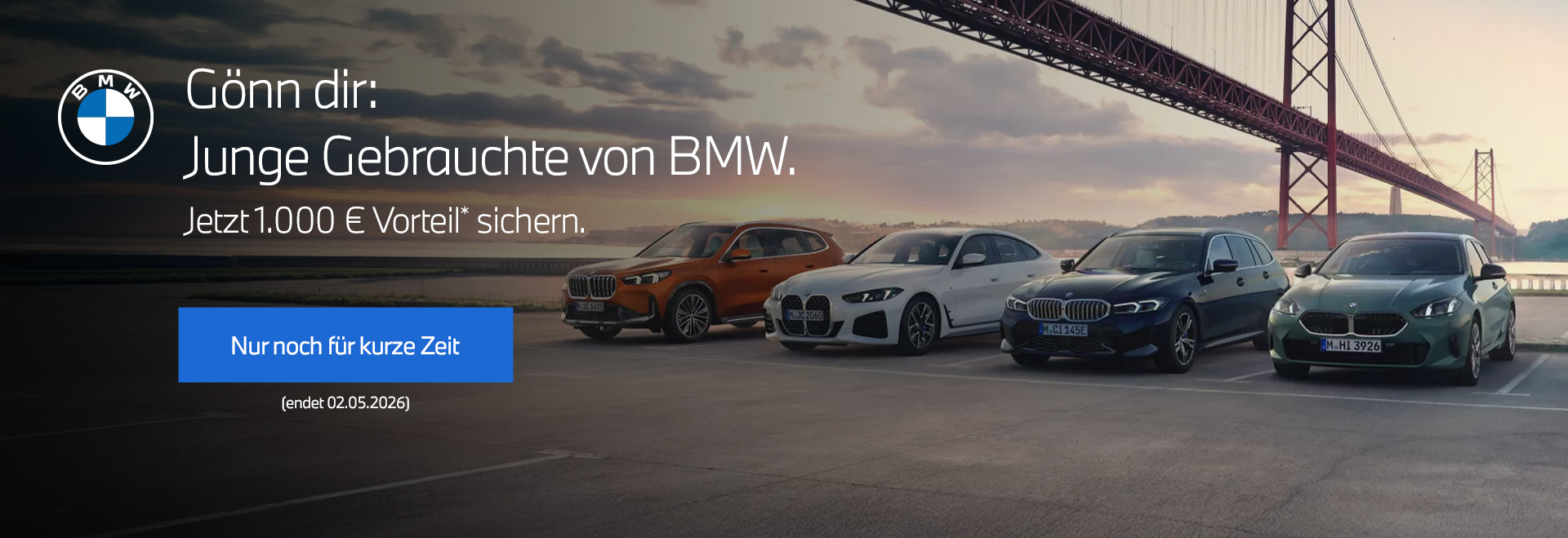 Gönn dir junge Gebrauchte mit 1.000 € Preisvorteil
