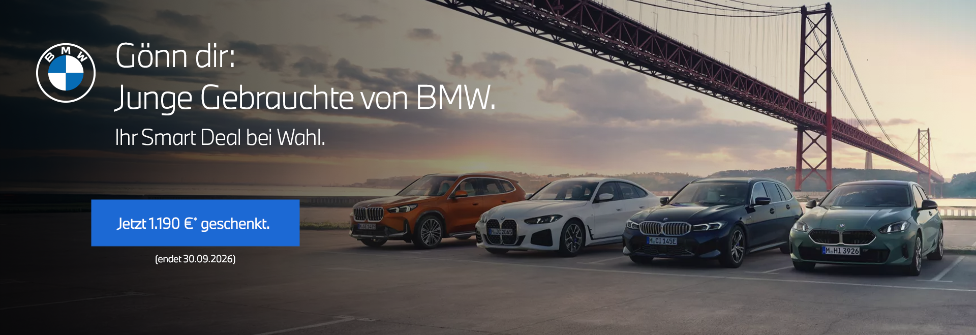 BMW Junge Gebrauchtwagen Aktion: 1.190 € sichern | Wahl-Group