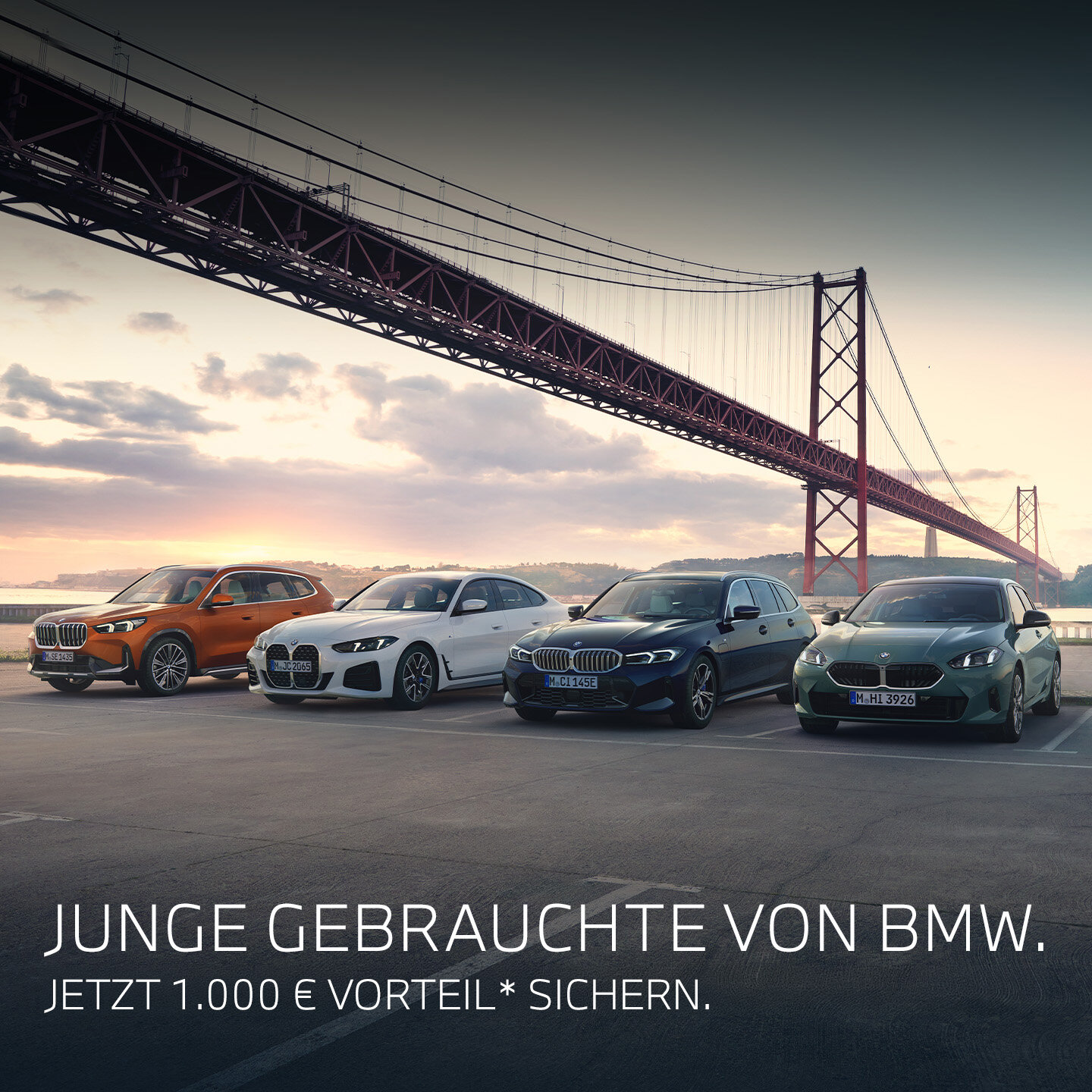 Sichern Sie sich jetzt einen Gutschein im Wert von 1.000 € für Original BMW Teile, Zubehör und Lifestyle‑Produkte – beim Kauf eines BMW Jungen Gebrauchten.