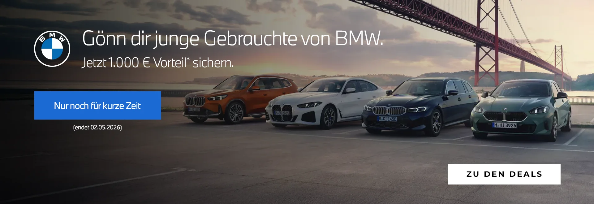 Gönn dir junge Gebrauchte mit 1.000 € Preisvorteil