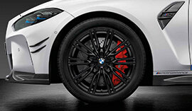 Original BMW Winterkomplettradsatz M Doppelspeiche 829M Jet Black Matt in 19 Zoll mit Pirelli P-Zero Winter* Bereifung für BMW G80/G81/G82/G83/G87 M3/M4/M2 , (Teilenummer 5A71A86), angeboten von der BMW Wahl-Group.