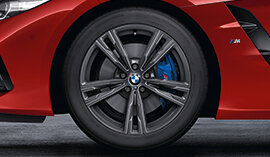 Original BMW Winterkomplettradsatz M Doppelspeiche 798M Orbit Grey in 18 Zoll mit Continental Winter Contact TS830P* Bereifung für BMW G29 , (Teilenummer 5A92CE2), angeboten von der BMW Wahl-Group.
