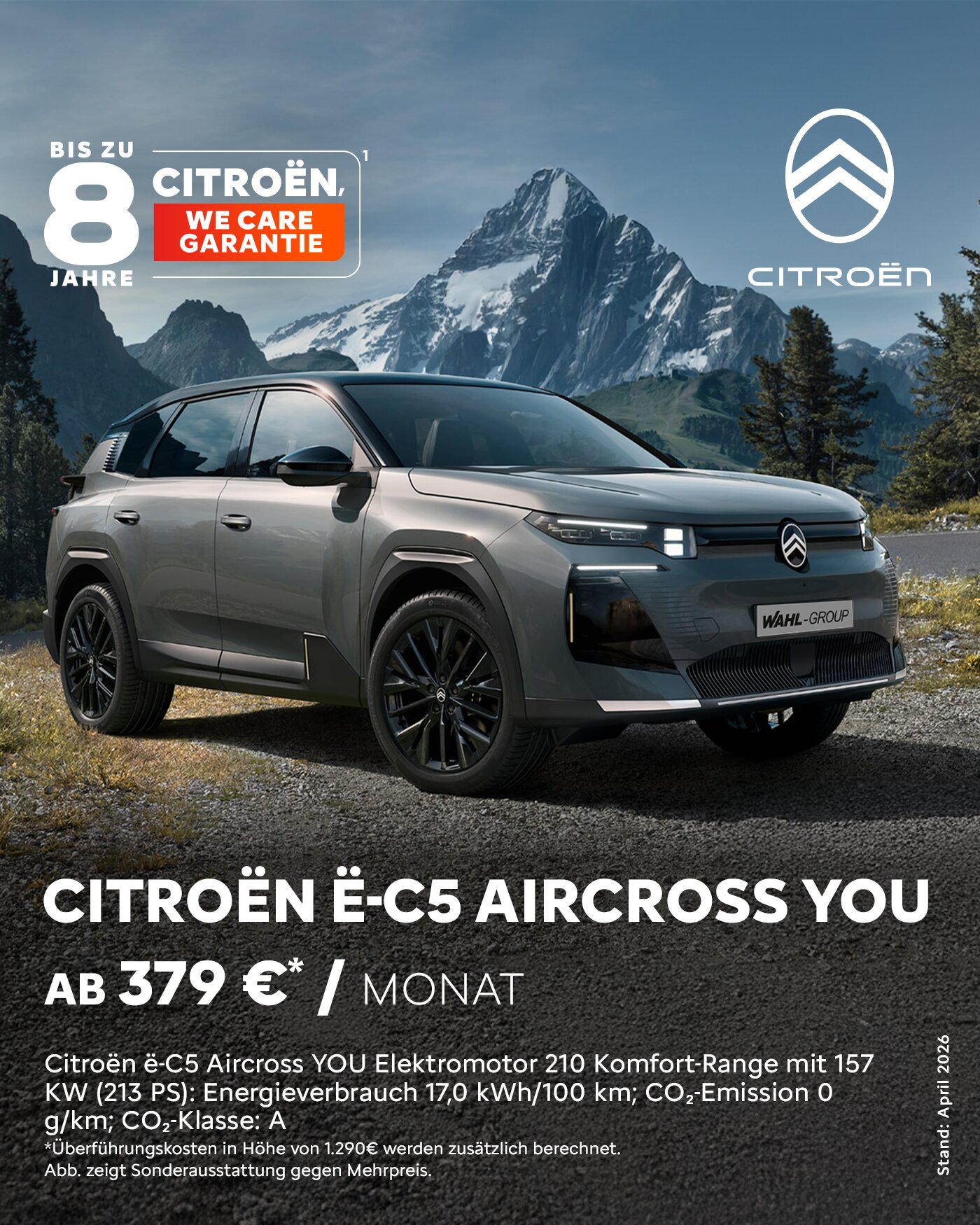 Citroën ë-C5 Leasingangebot Privatkunden | Wahl-Group