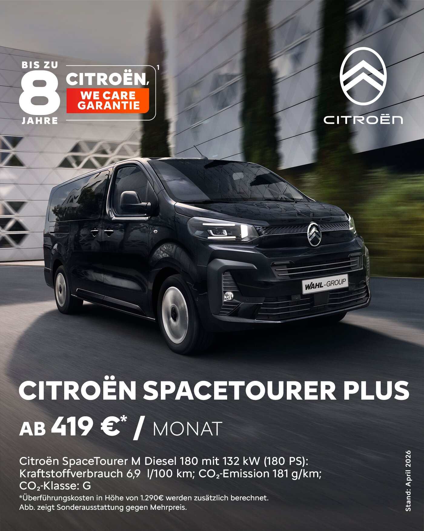 Citroen Spacetourer Leasingangebot | Wahl-Group