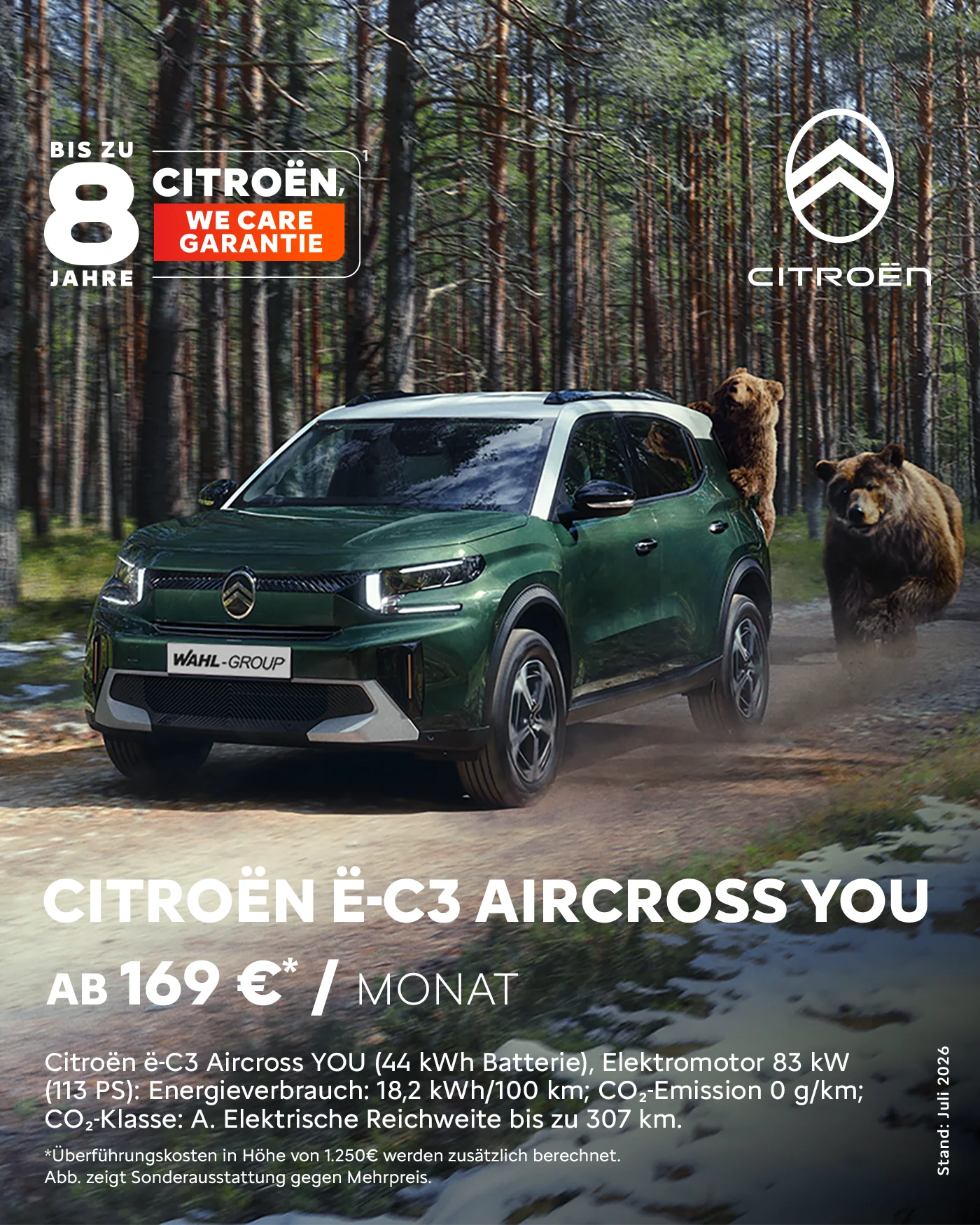 Citroen E-C3 Aircross You Leasingangebot Wahl-Group