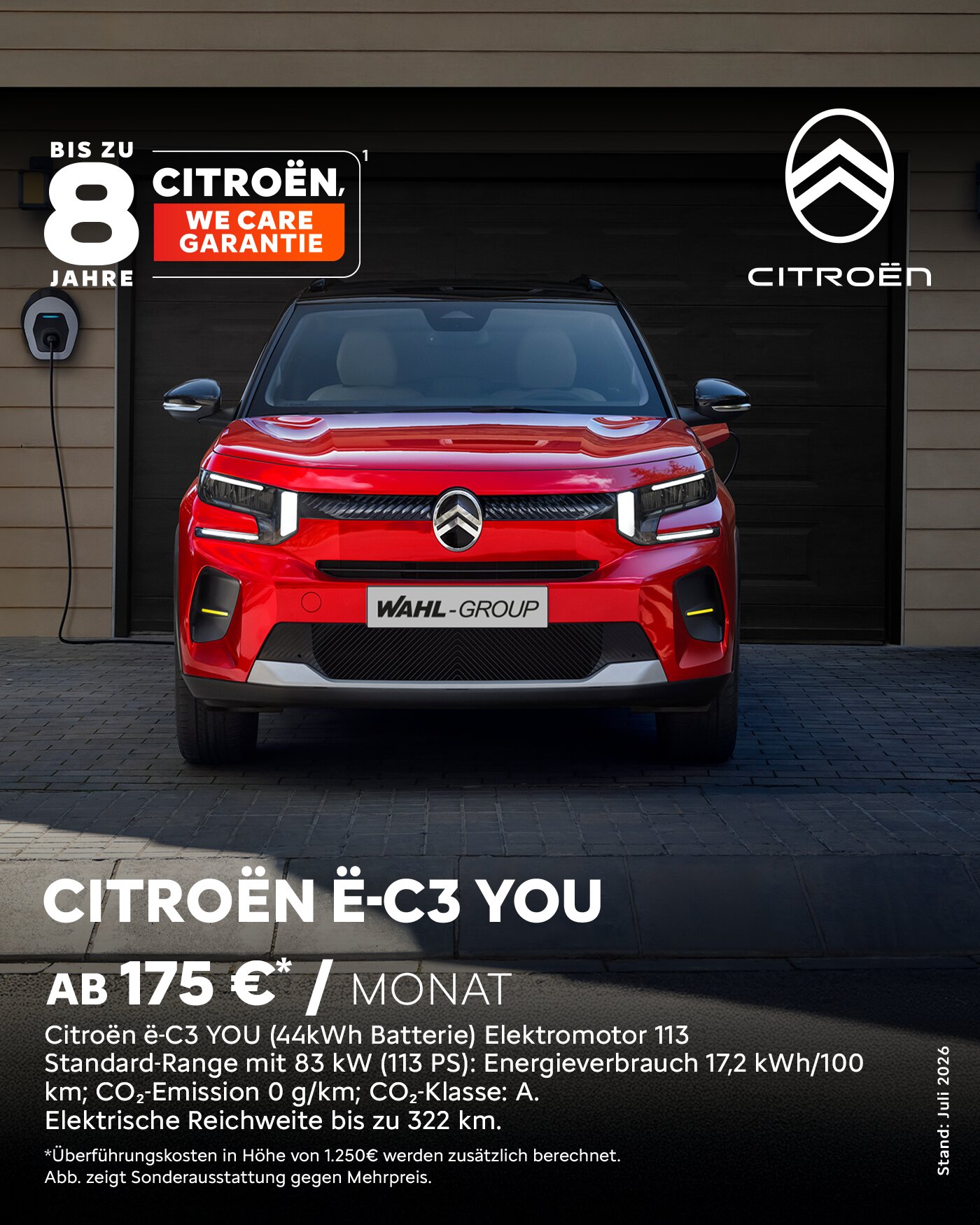 Citroen E-C3 You Leasingangebot Wahl-Group