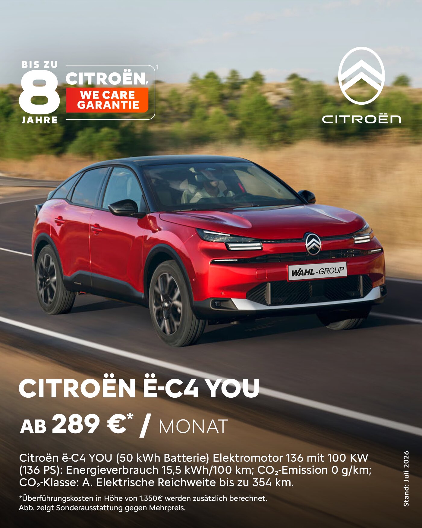 Citroen E-C4 You Leasingangebot Wahl-Group