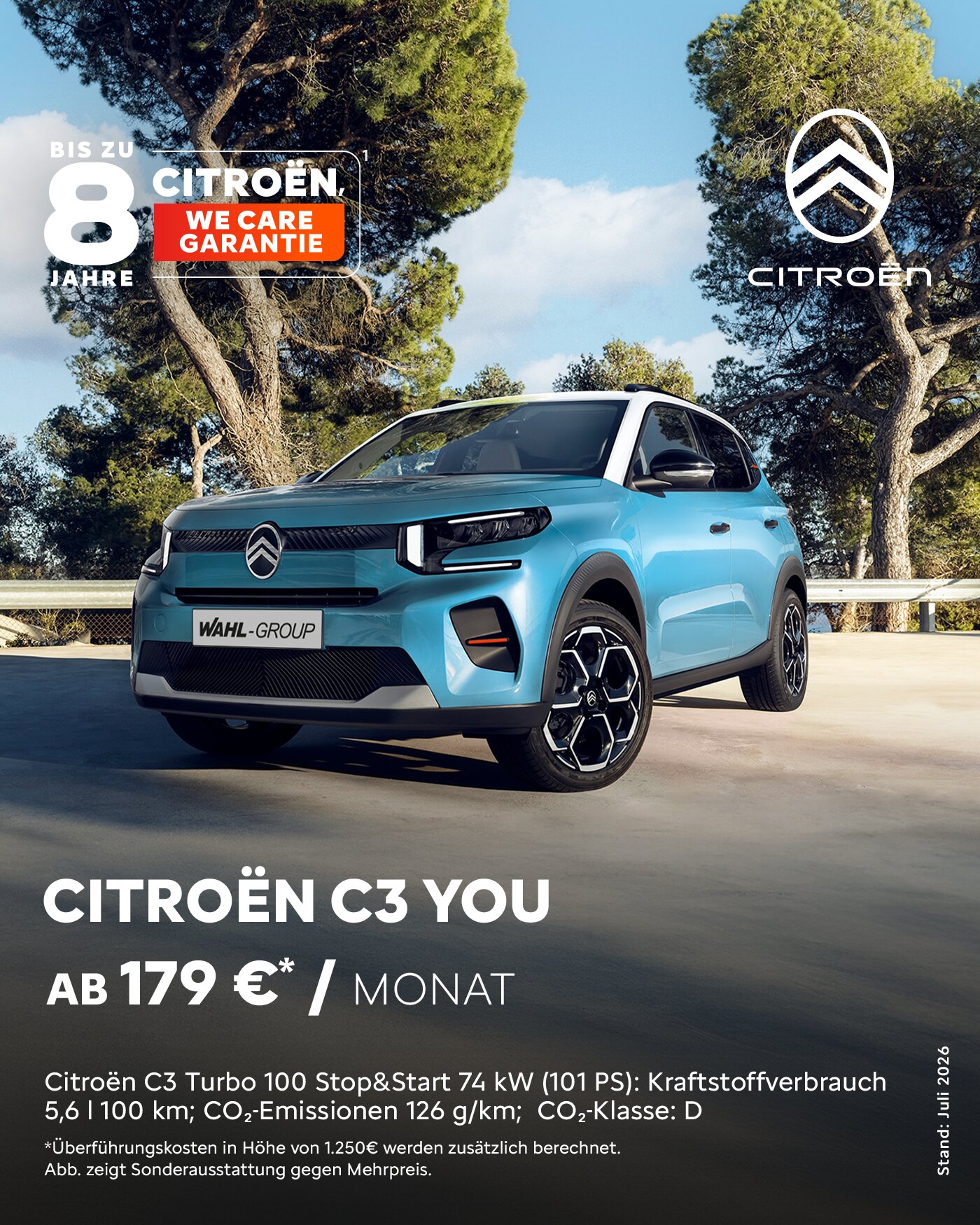 Citroen C3 YOU Leasingangebot Wahl-Group