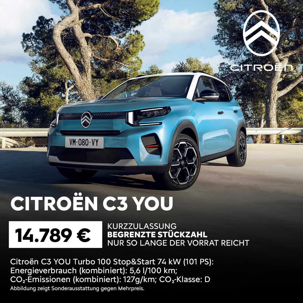 Citroën C3 Barpreisangebot - Nur 14.789 EUR bei der Wahl-Group! Citroën C3 Angebot von Wahl-Group: Kurzzulassung, begrenzte Stückzahl für nur 14.789 EUR.