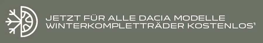 Ihre kostenlosen Winterkompletträder jetzt bei Leasing oder Finanzierung eines Dacia Neuwagens oder Vorführwagens. | © Dacia Wahl dacia winterreifen,dacia winterkompletträder,dacia winterräder,winterreifen dacia,dacia,dacia wahl | © Dacia Wahl