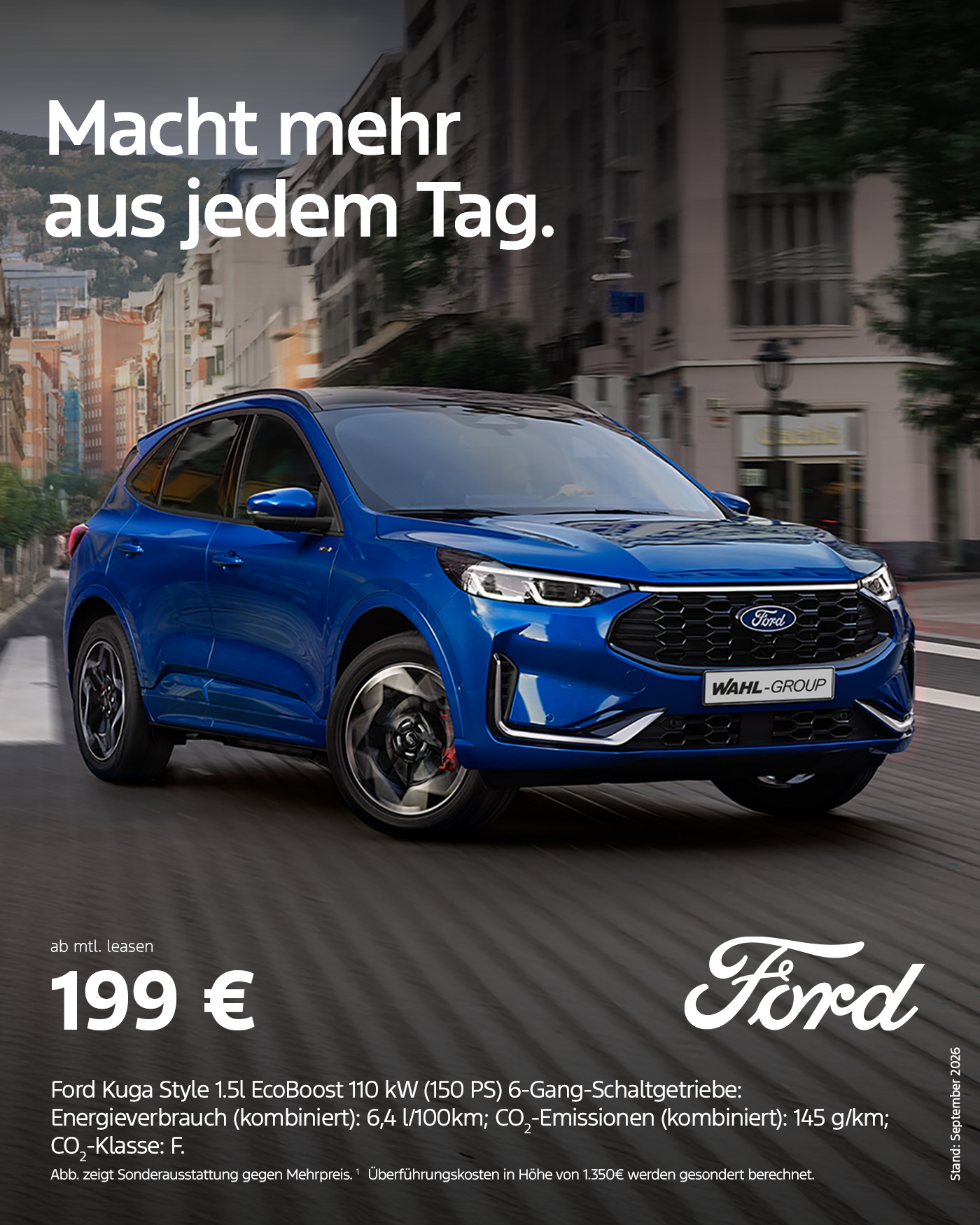 Ford Kuga Style – Beispielfoto eines Fahrzeuges der Baureihe