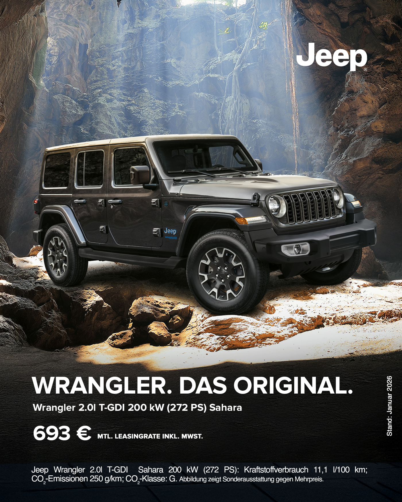 Jeep Wrangler Sahara Angebot