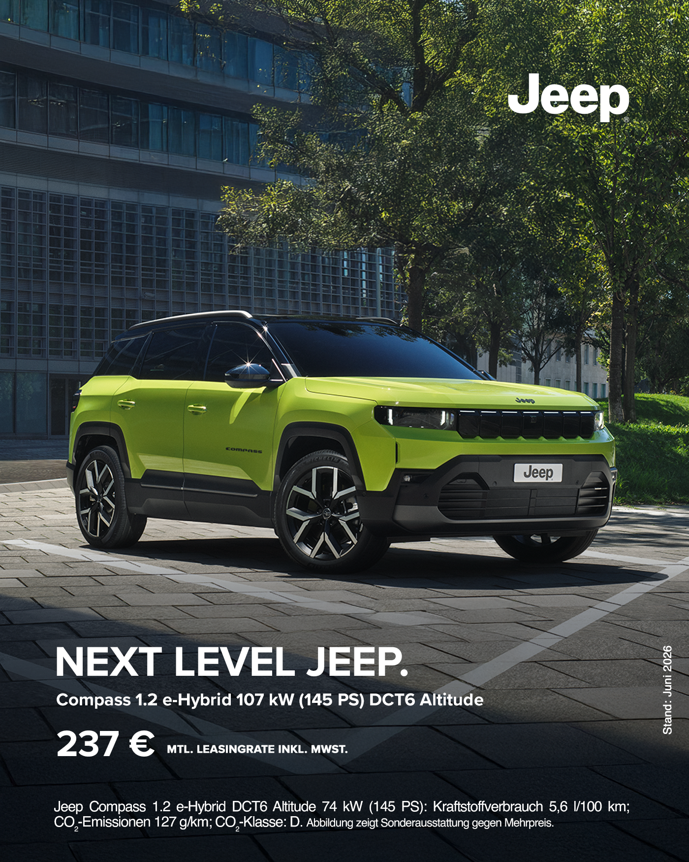 Jeep Compass e-Hybrid Leasingangebot