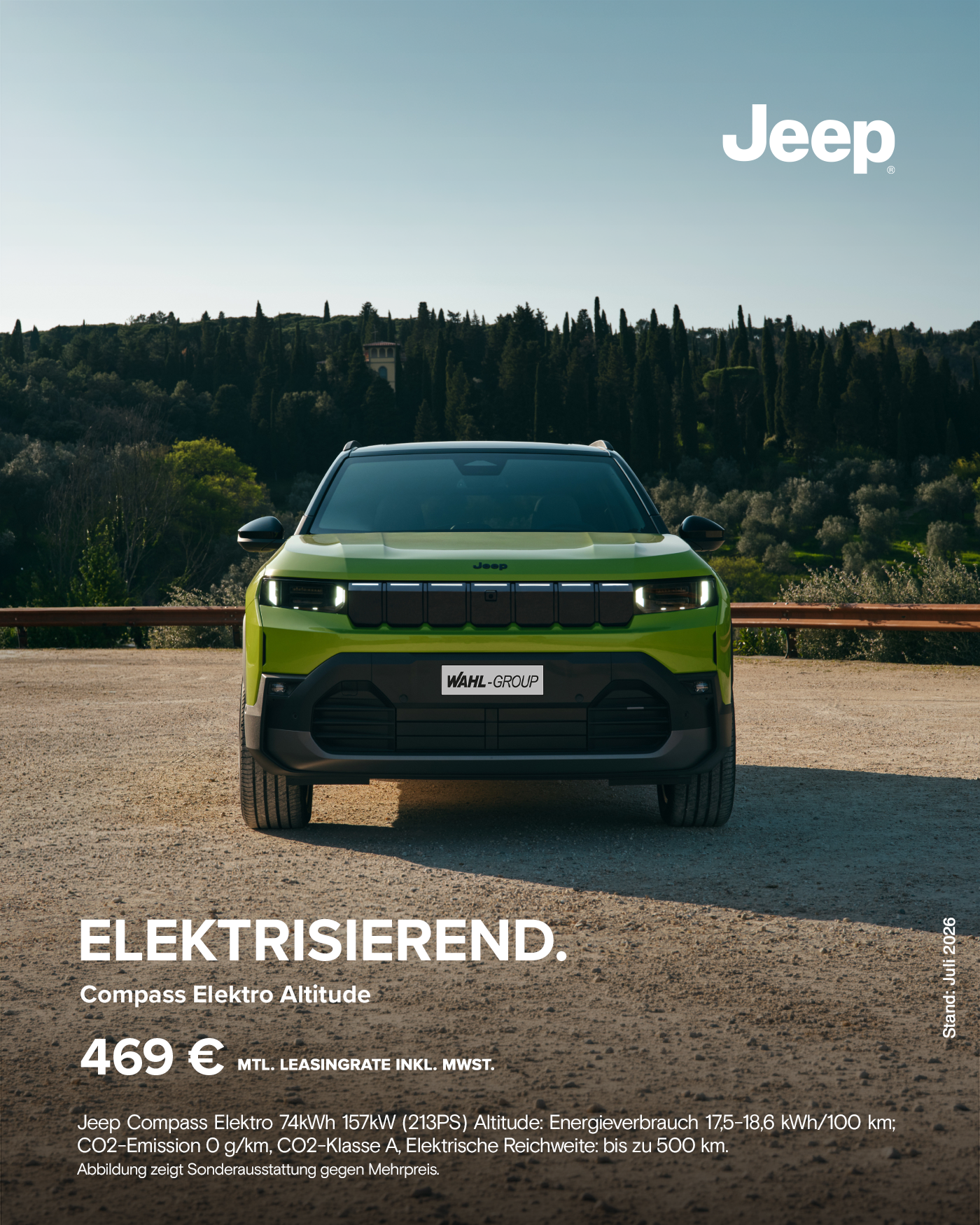 Jeep Compass Elektro Leasingangebot