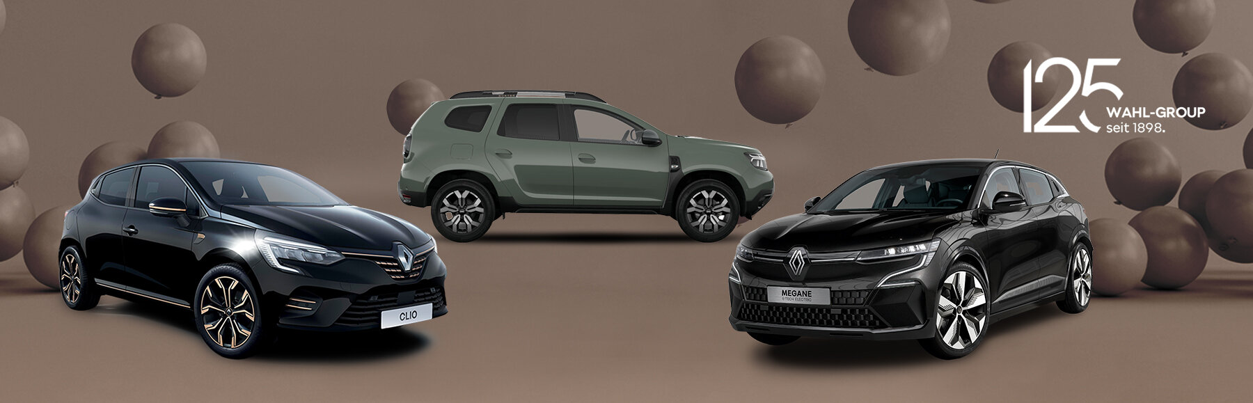 Renault und Dacia Fans aufgepasst! Zur Feier unseres 125-jährigen Jubiläums veranstalten wir am Samstag, den 18.03.2023 einen großen Aktionstag. | © Wahl-Group renault, dacia, renault wahl, dacia wahl, 125 jahre wahl group, wahl group, autohaus wahl, wahl siegen, wahl group siegen, wahl-group, autohaus wahl siegen, wahl gruppe | © Wahl-Group