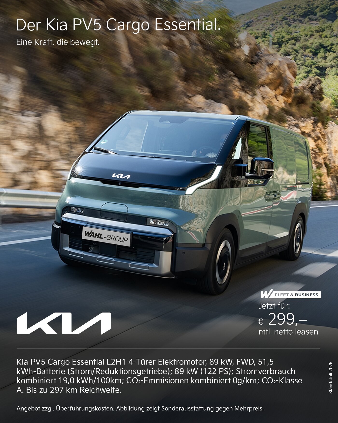 Kia PV5 Angebot