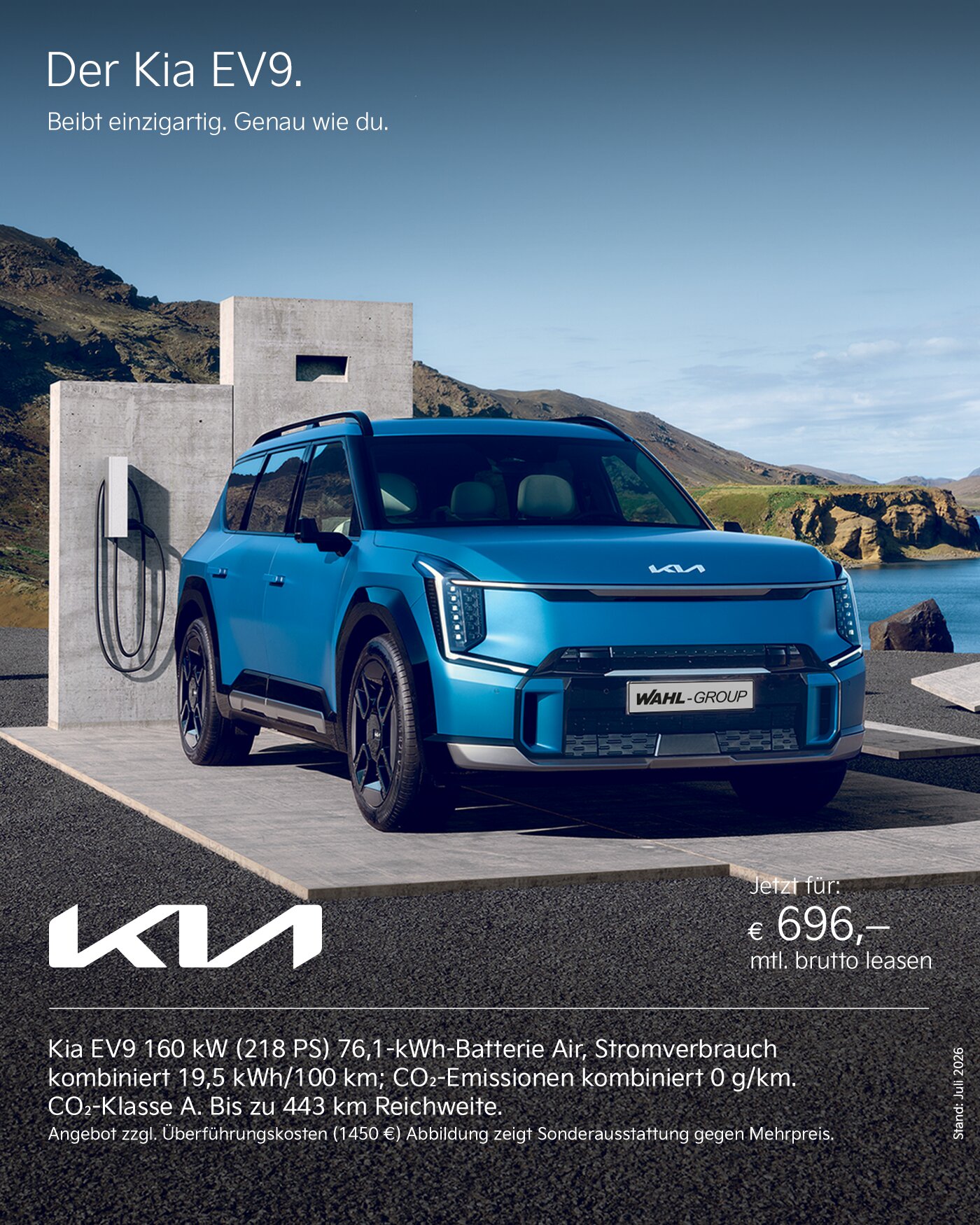 Kia EV9 Leasingangebot | Wahl-Group