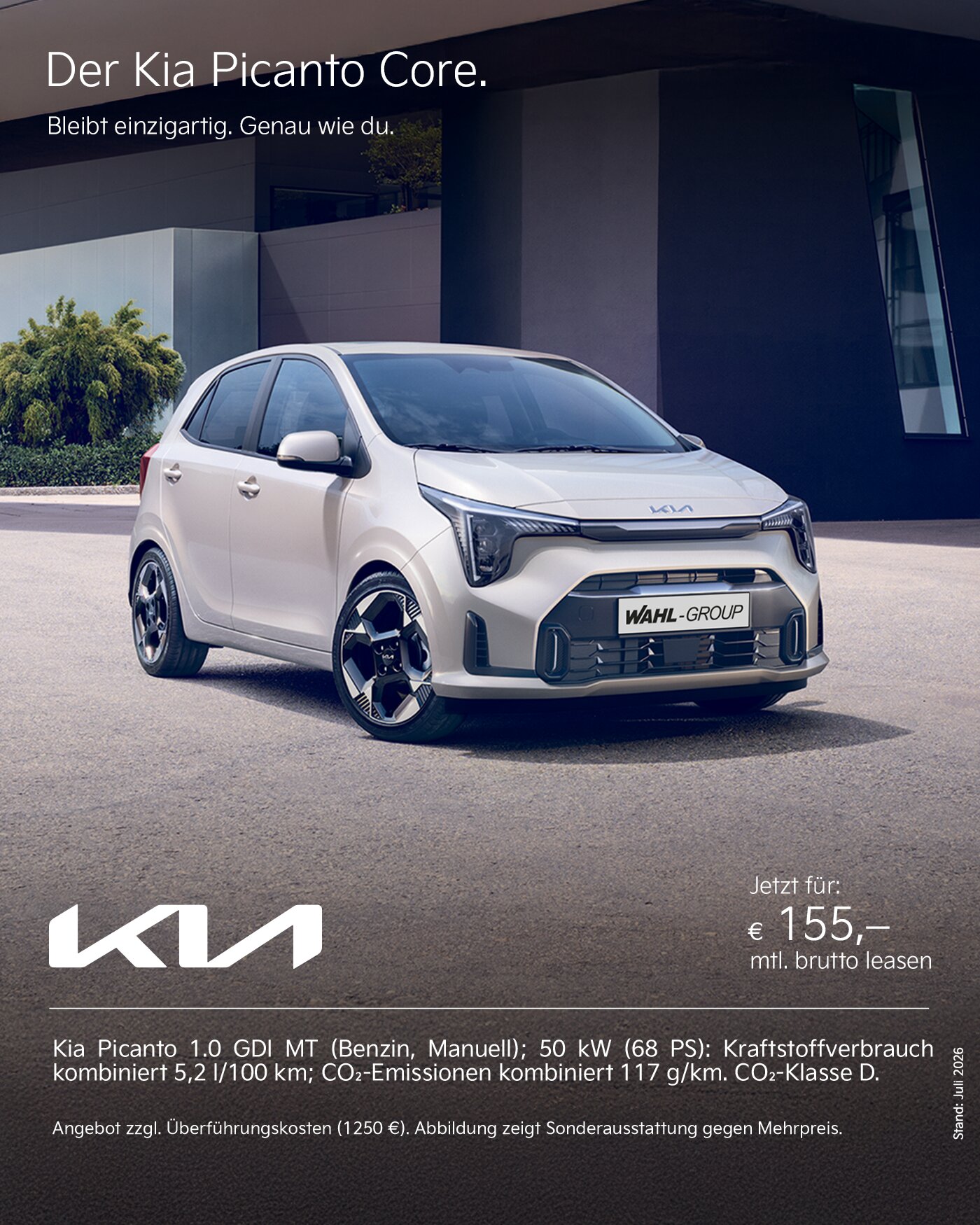 Kia Picanto Leasingangebot | Wahl-Group