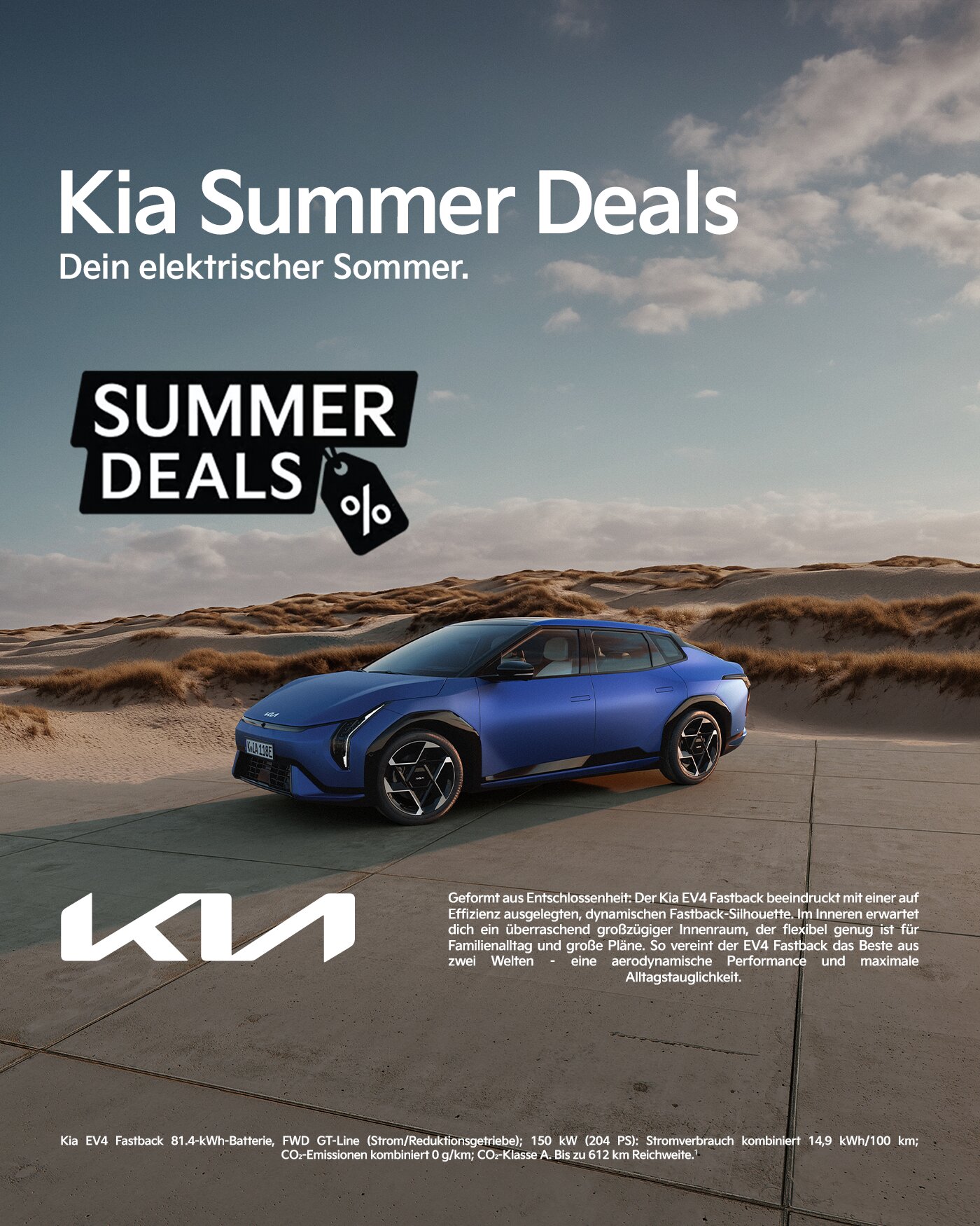Kia EV4 Fastback Summer Deals | Wahl-Group