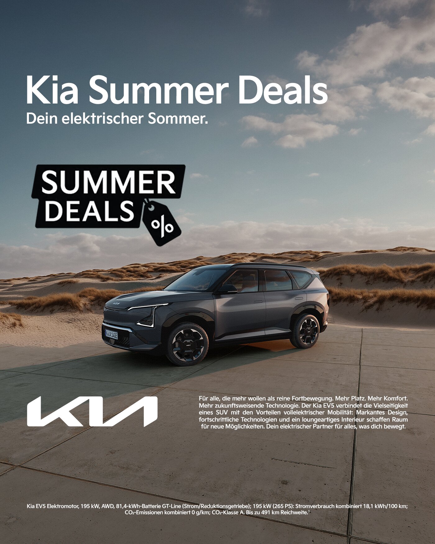 Kia EV5 Summer Deals | Wahl-Group
