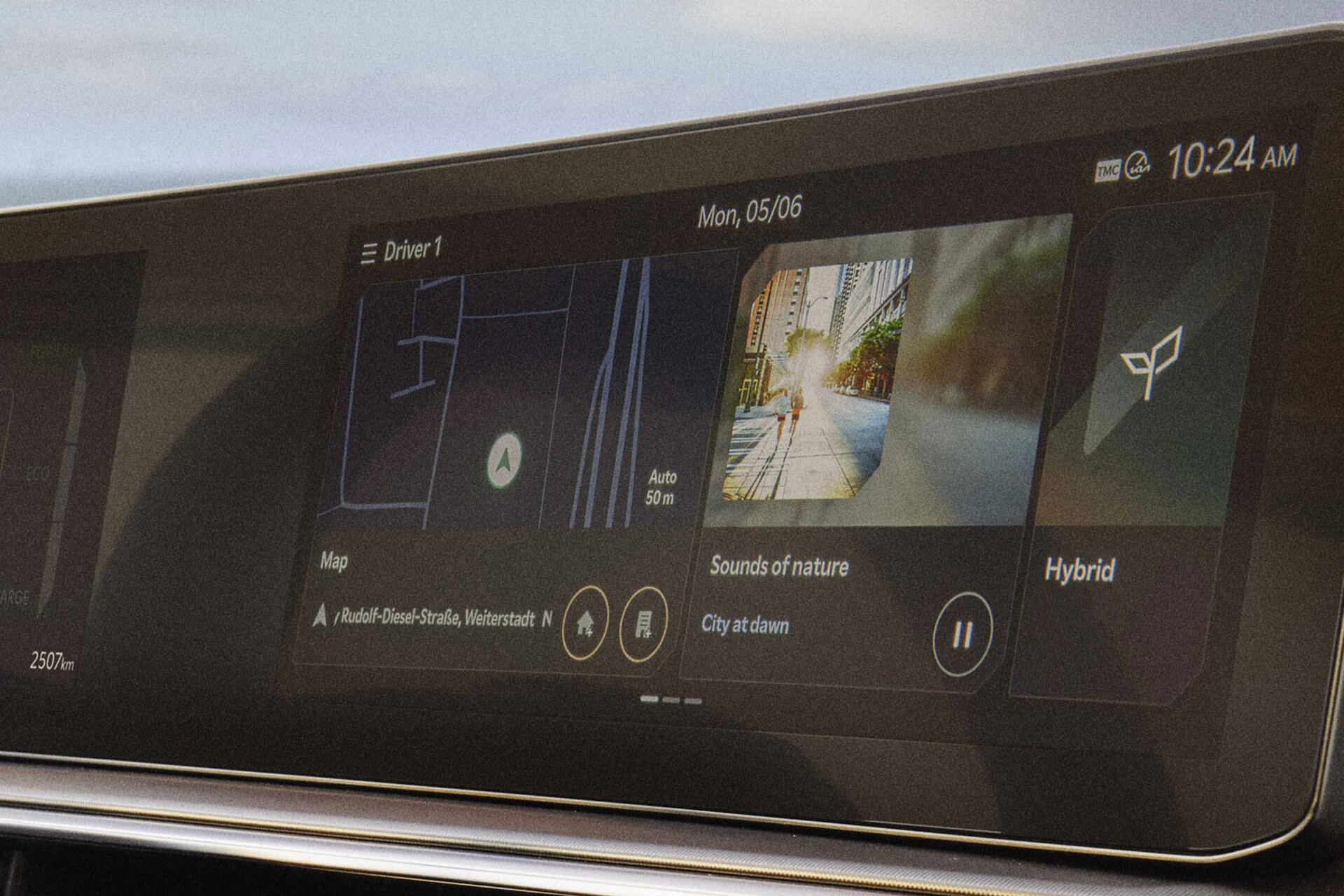 Zentrales Display im Kia Sorento – Intuitive Bedienung und brillante Darstellung Multifunktions-Display im Kia Sorento – Touchscreen mit Navigation, Medien und Fahrzeugfunktionen