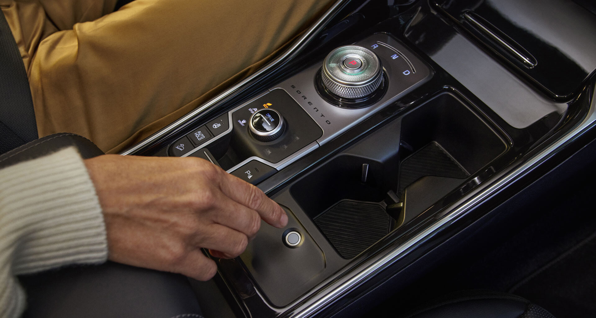 Fingerabdrucksensor im Kia Sorento – Persönliche Einstellungen auf Knopfdruck Kia Sorento Fingerabdrucksensor – Persönliches Profil auf Knopfdruck