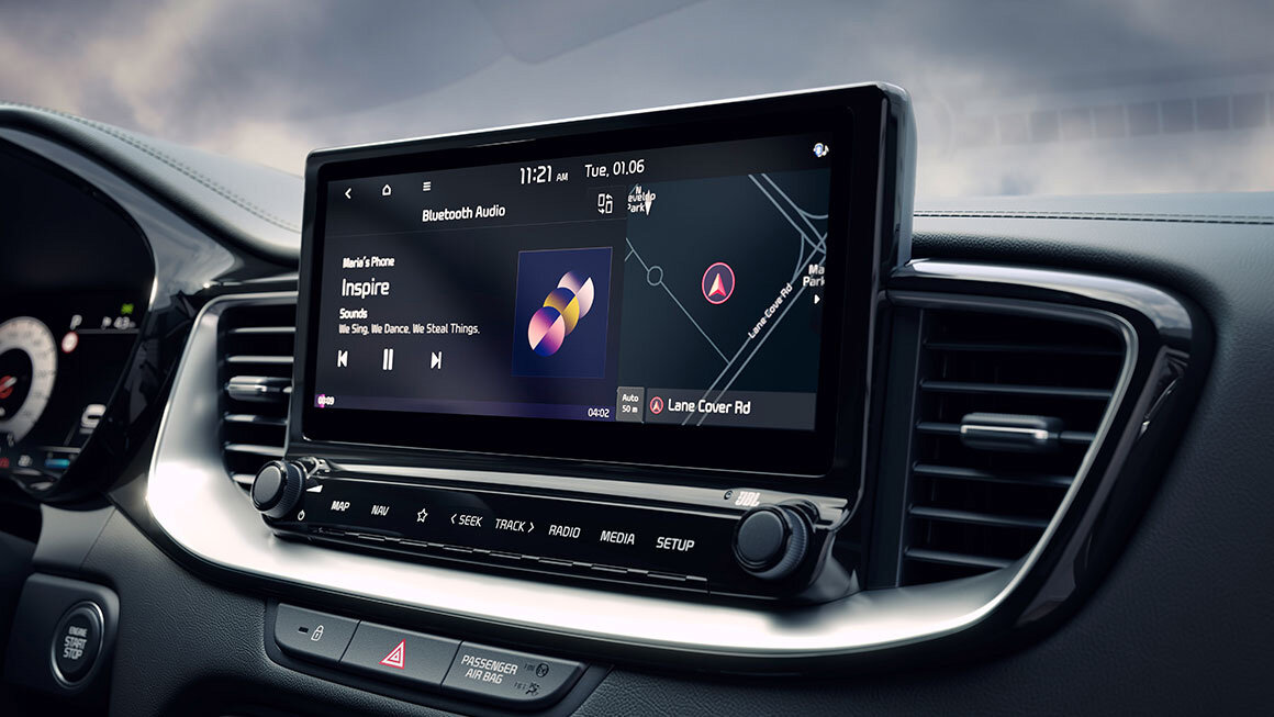 Kia ProCeed Innenraum – Digitales Display mit klarer Bedienoberfläche