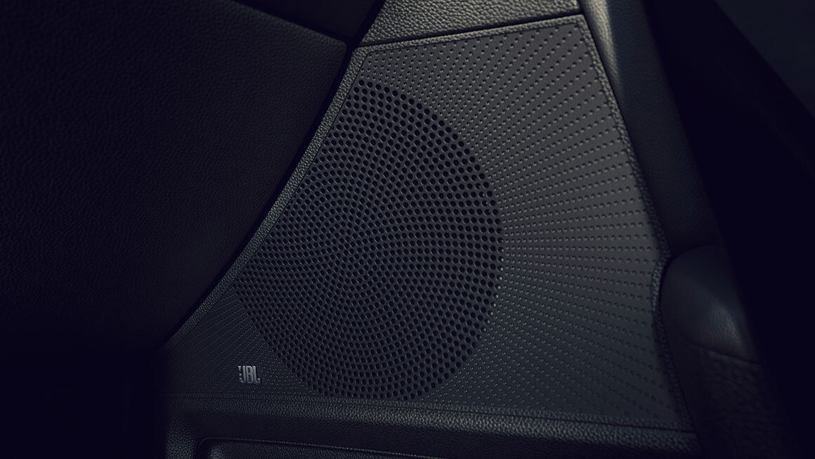 Kia XCeed JBL Sound System – Erstklassiger Klang für dein Fahrerlebnis Kia XCeed JBL Sound System – Kristallklarer Sound und kraftvolle Musikperformance während der Fahrt