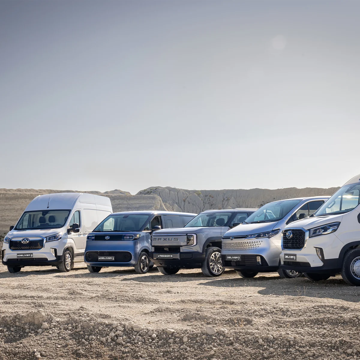 Maxus Modellpalette bei der Wahl-Group – Elektrische und konventionelle Nutzfahrzeuge für jeden Einsatz Maxus Fahrzeug-Range der Wahl-Group – vom kompakten eDELIVER 3 bis zum vielseitigen DELIVER 9