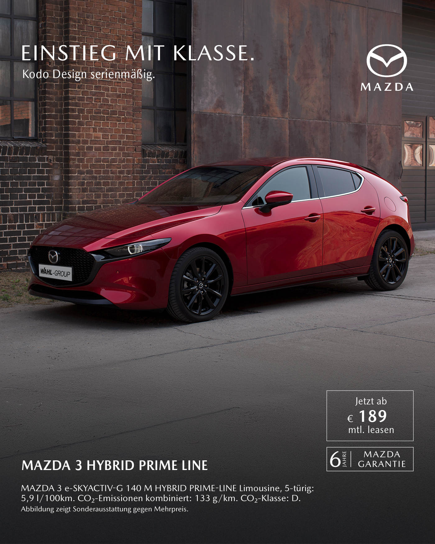 MAZDA3 Leasing bei der Wahl-Group
