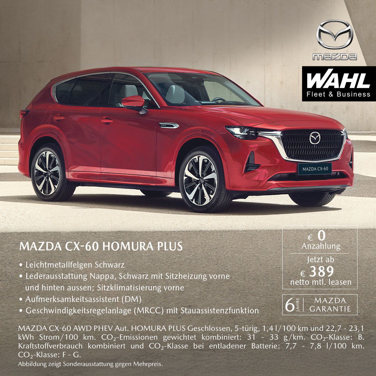 Mazda CX-80 Homura Plus Leasingangebot für Gewerbekunden – Wahl Group Mazda CX-80 Homura Plus rot SUV Leasingangebot Gewerbekunden Wahl Group