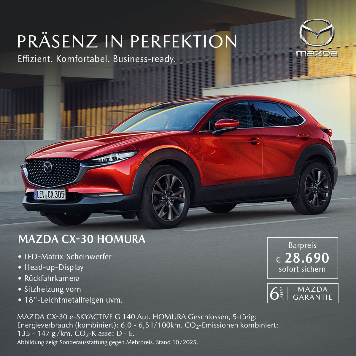 Mazda CX-30 Homura Barpreisangebot für Privatkunden – Wahl Group