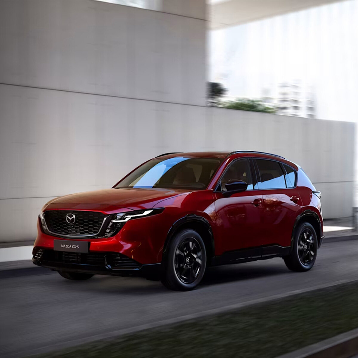 Mazda CX-5 Familien-SUV in Rot bei der Wahl-Group