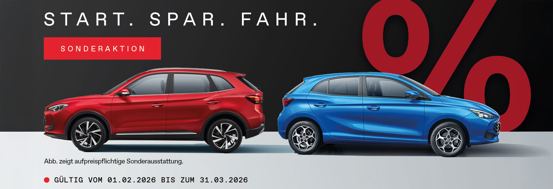 MG Fast Start Aktion Wahl-Group: MG3 Hybrid+ ab 18.490 EUR und MG ZS Hybrid+ ab 21.990 EUR. Sofort verfügbare Neuwagen an 8 Standorten.