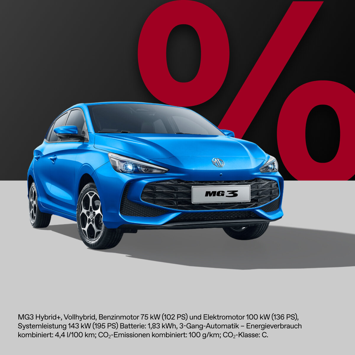 Neuer MG3 Hybrid+ in Dynamic Red bei der Wahl-Group – Effizienter Vollhybrid-Kompaktwagen mit 7 Jahren Garantie.
