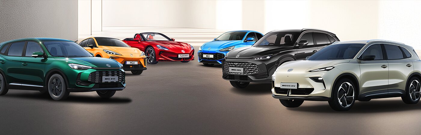 MG Modellübersicht 2026 bei der Wahl-Group: MG4 EV, MGS5 EV, MGS6 EV, MG HS Hybrid+, MG ZS Hybrid+ und weitere Modelle mit Elektro-, Hybrid- und Benzinerantrieb. Verbrauchs- und Emissionswerte je nach Modell gemäß WLTP – Details auf der Modellseite.