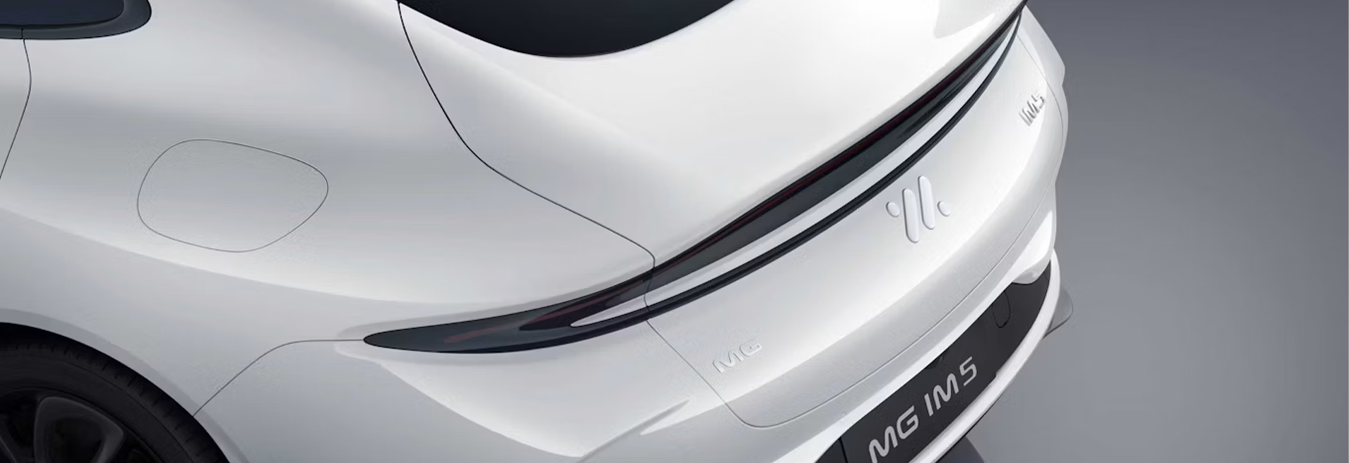 MG IM5 Heckdetails der Elektro-Limousine