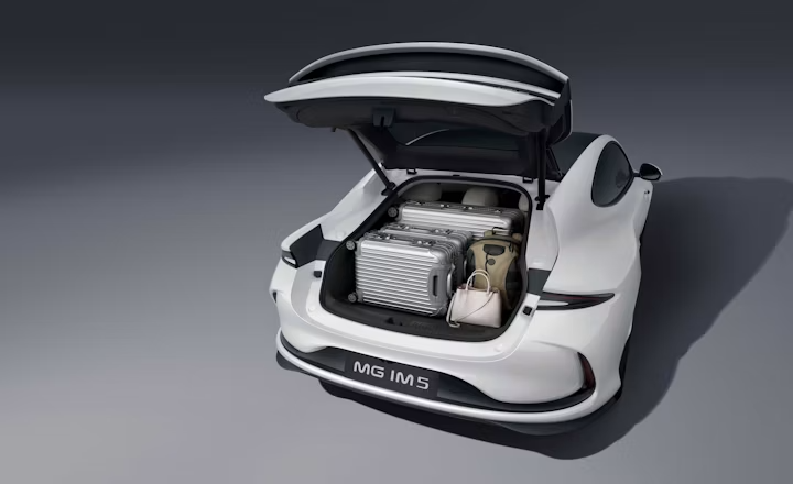 MG IM5 Kofferraum mit 457 Litern Volumen
