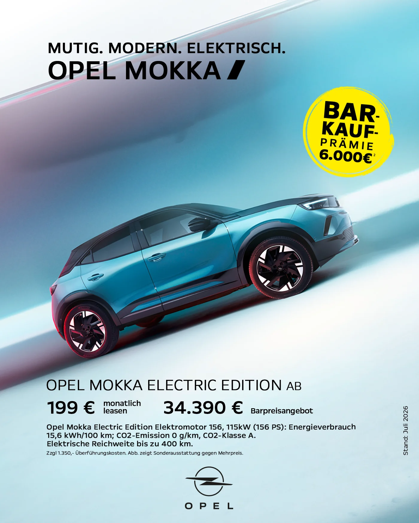 Opel Mokka Electric Angebot | Wahl-Group