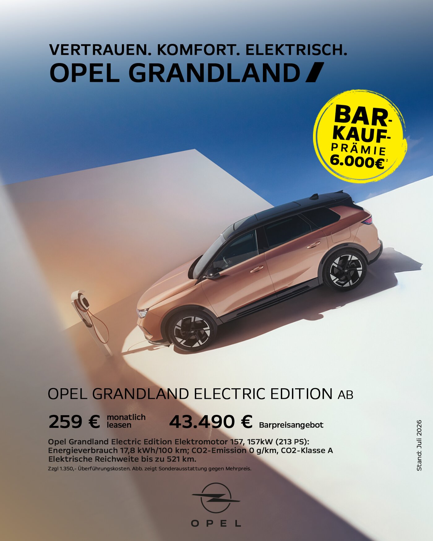 Opel Grandland Electric Angebot | Wahl-Group