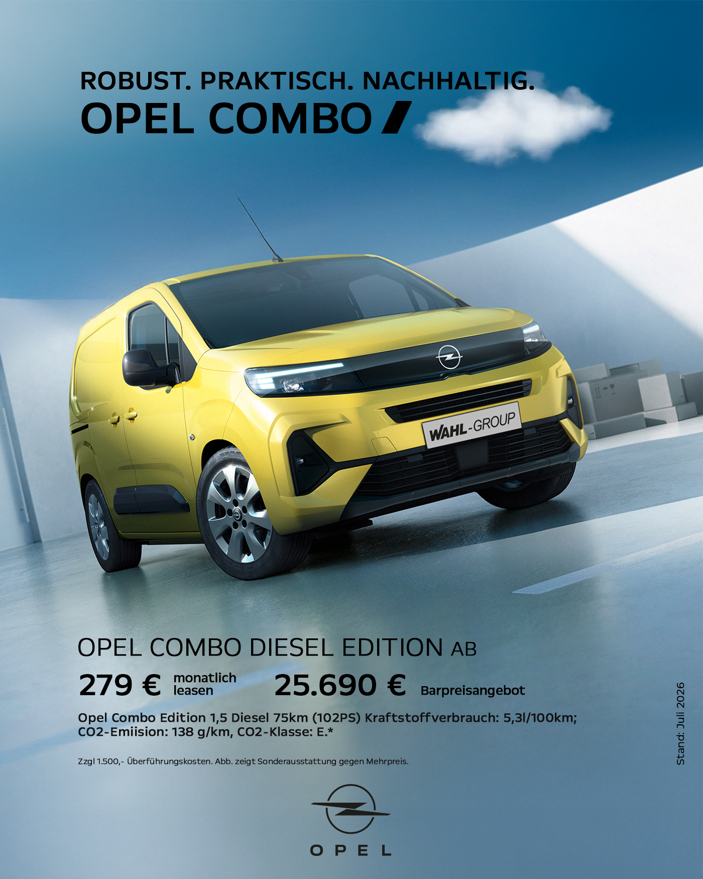 Opel Combo Angebot | Wahl-Group