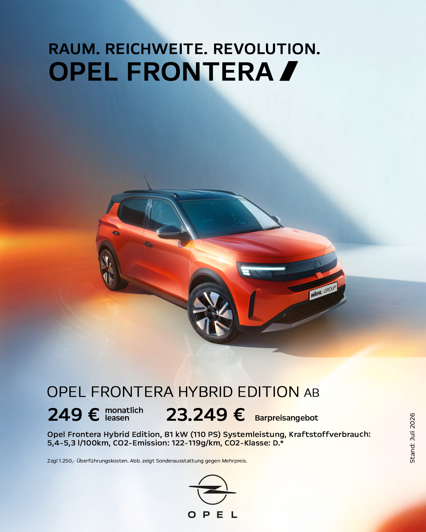 Opel Frontera Angebot | Wahl-Group