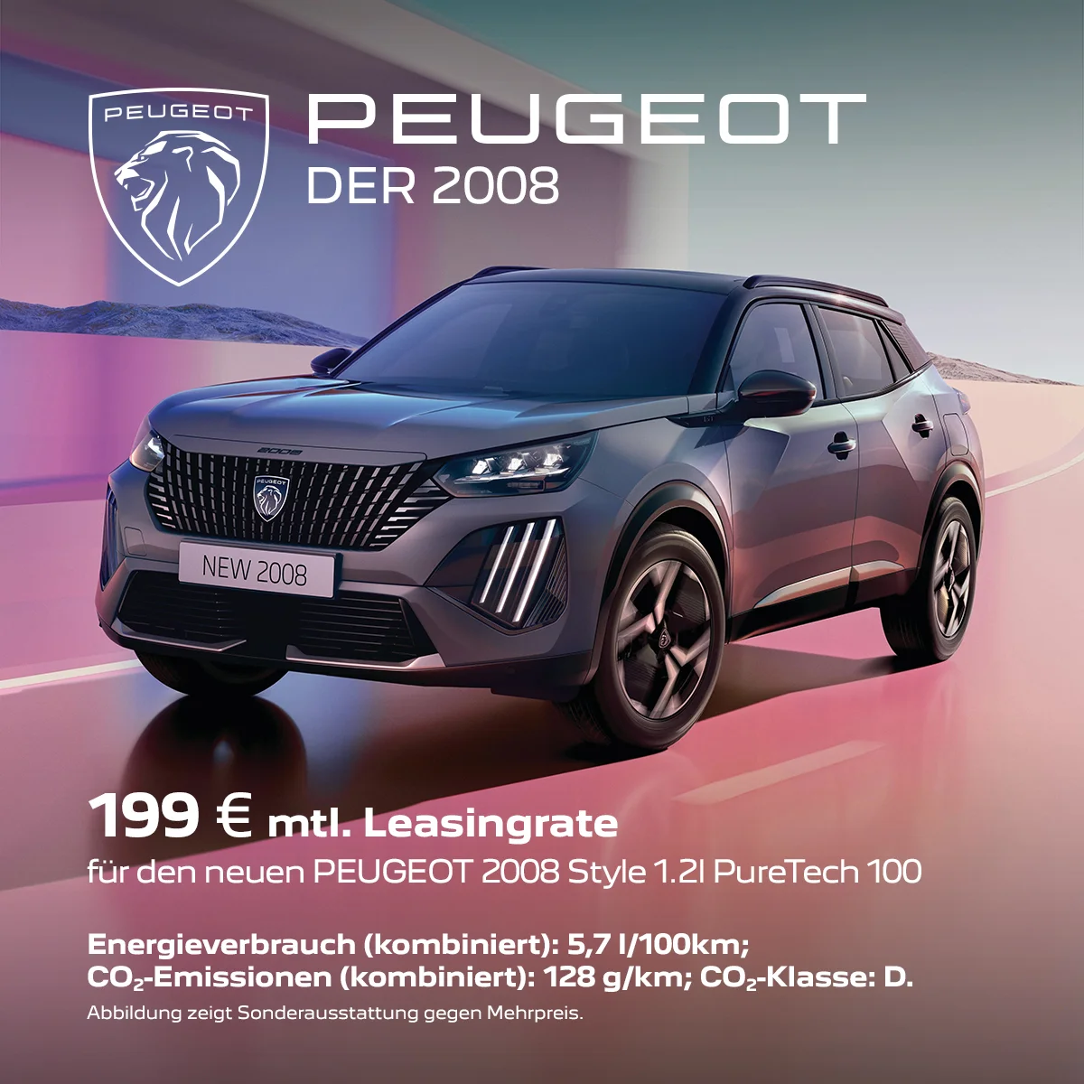 Peugeot 2008 Leasingangebot für Privatkunden – nur 199 € bei der Wahl-Group Peugeot 2008 im Leasingangebot für Privatkunden ab 199 € monatlich bei der Wahl-Group