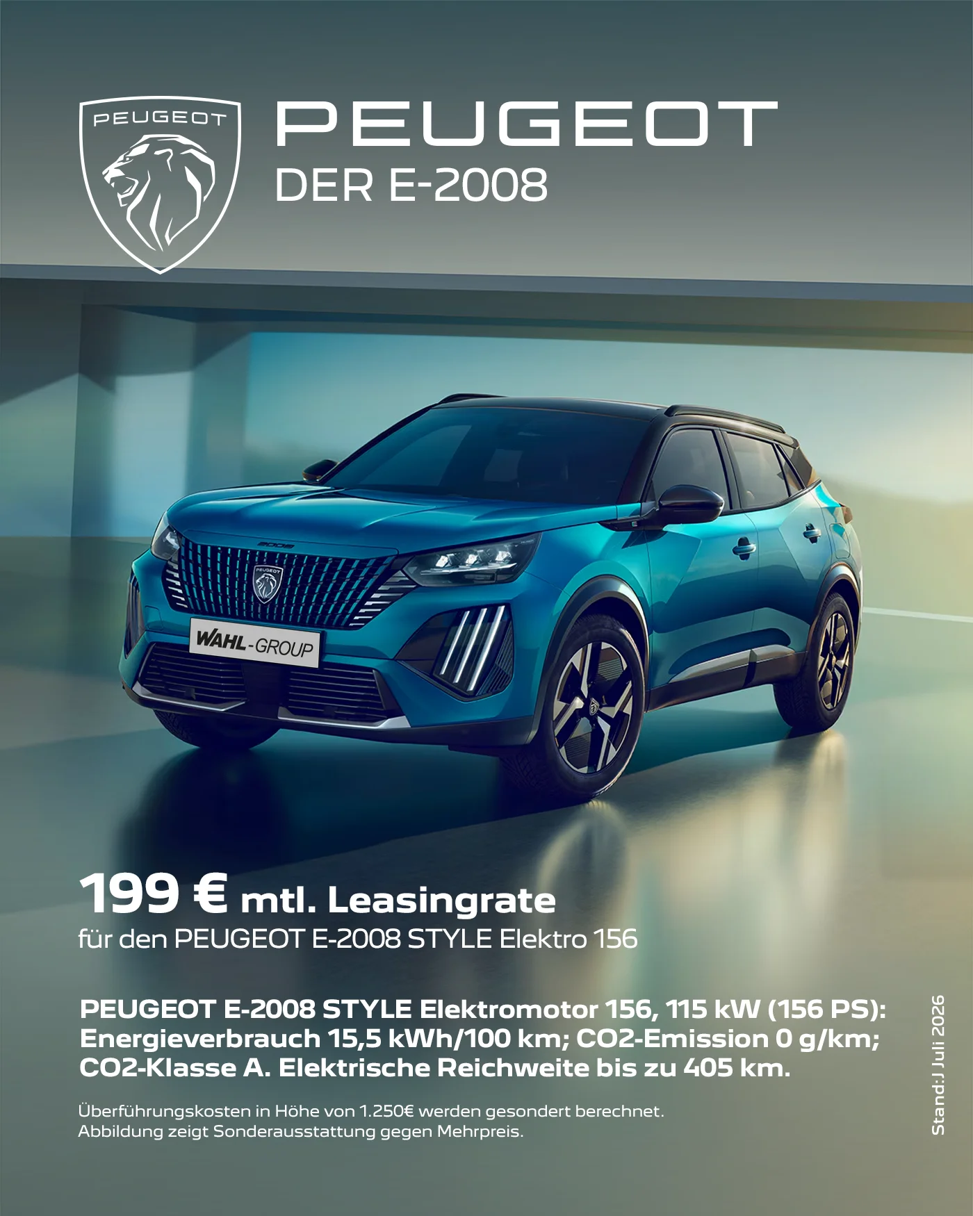 Peugeot E-2008 Leasingangebot | Wahl-Group