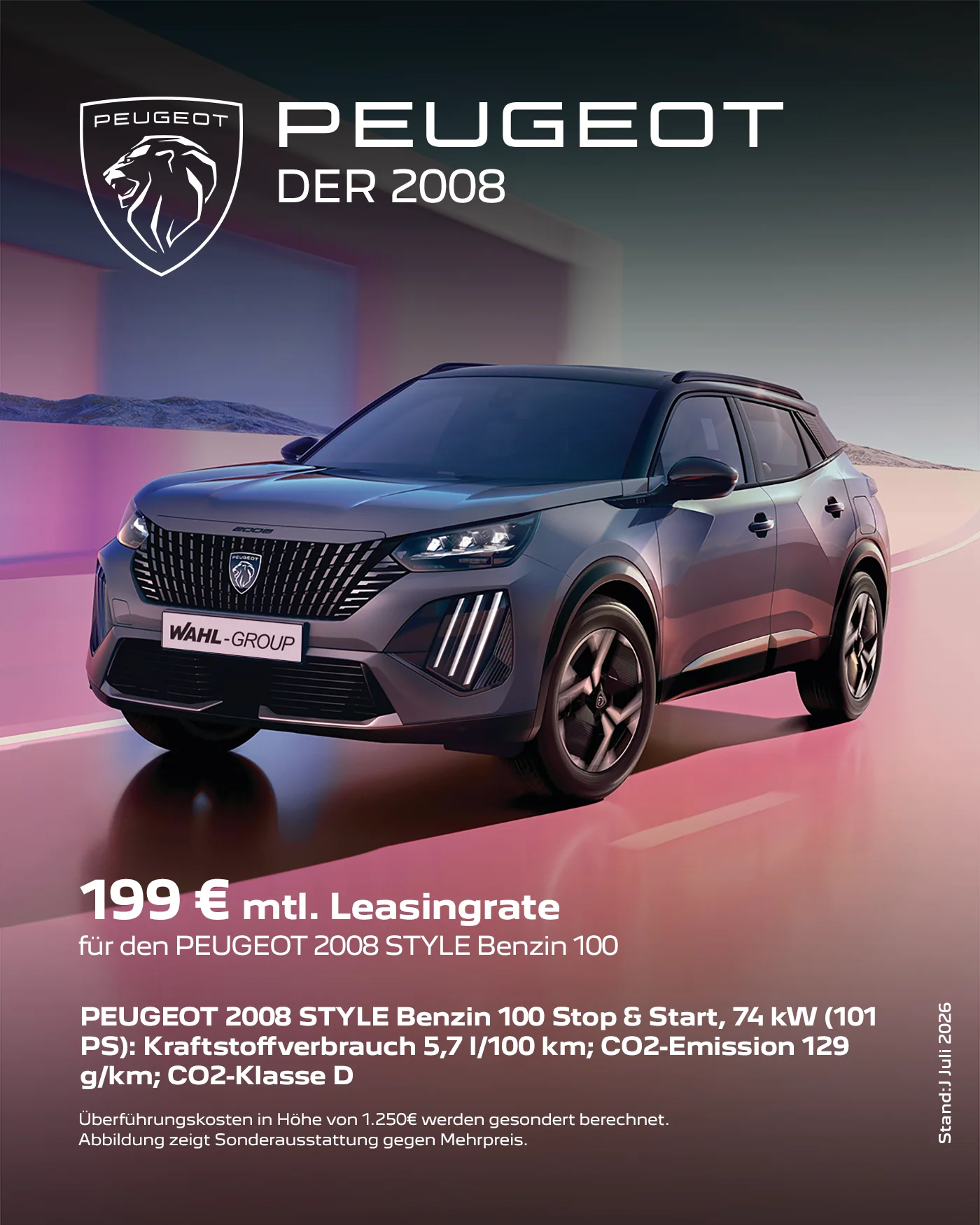 Peugeot 2008 Leasingangebot | Wahl-Group